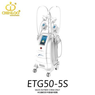 Freezing Fat with Double Chin Handle Cryolipolysis Beauty Equipment (ETG50-5S)