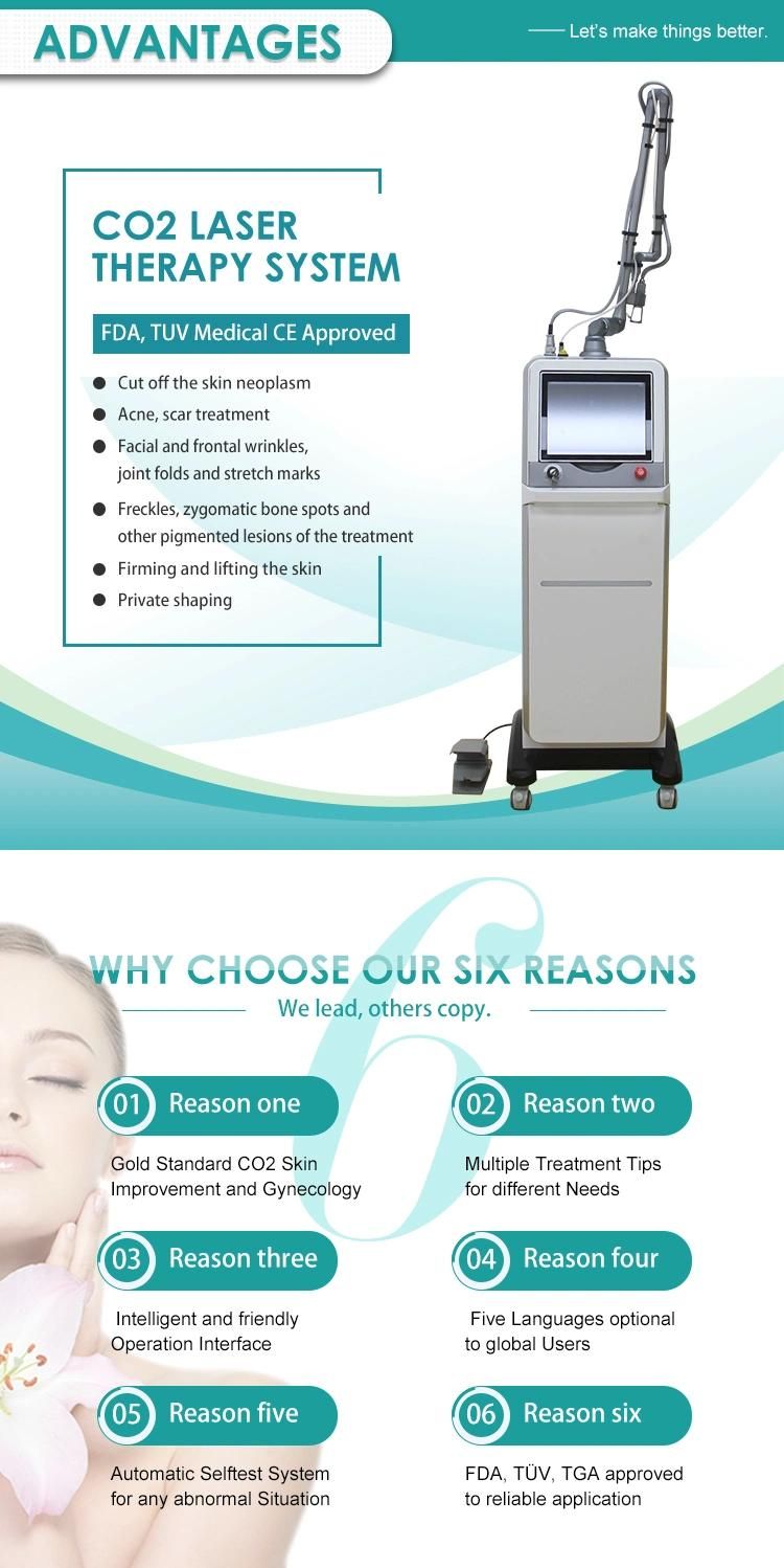 Skin Resurfacing CO2 Fractional Laser with FDA