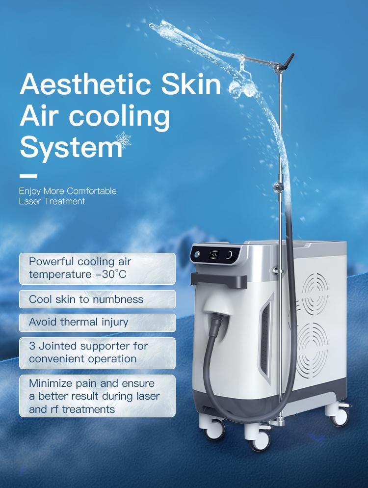 Skin Cooling Machine for Laser Treatment Cold Air
