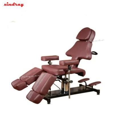 Fully Adjustable Hydraulic Tattoo Chair/Thermal Massage Bed