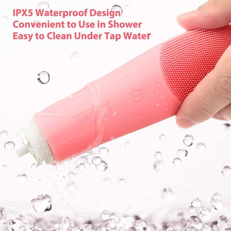 Electric Waterproof Rechargeable Silicone Facial Brush