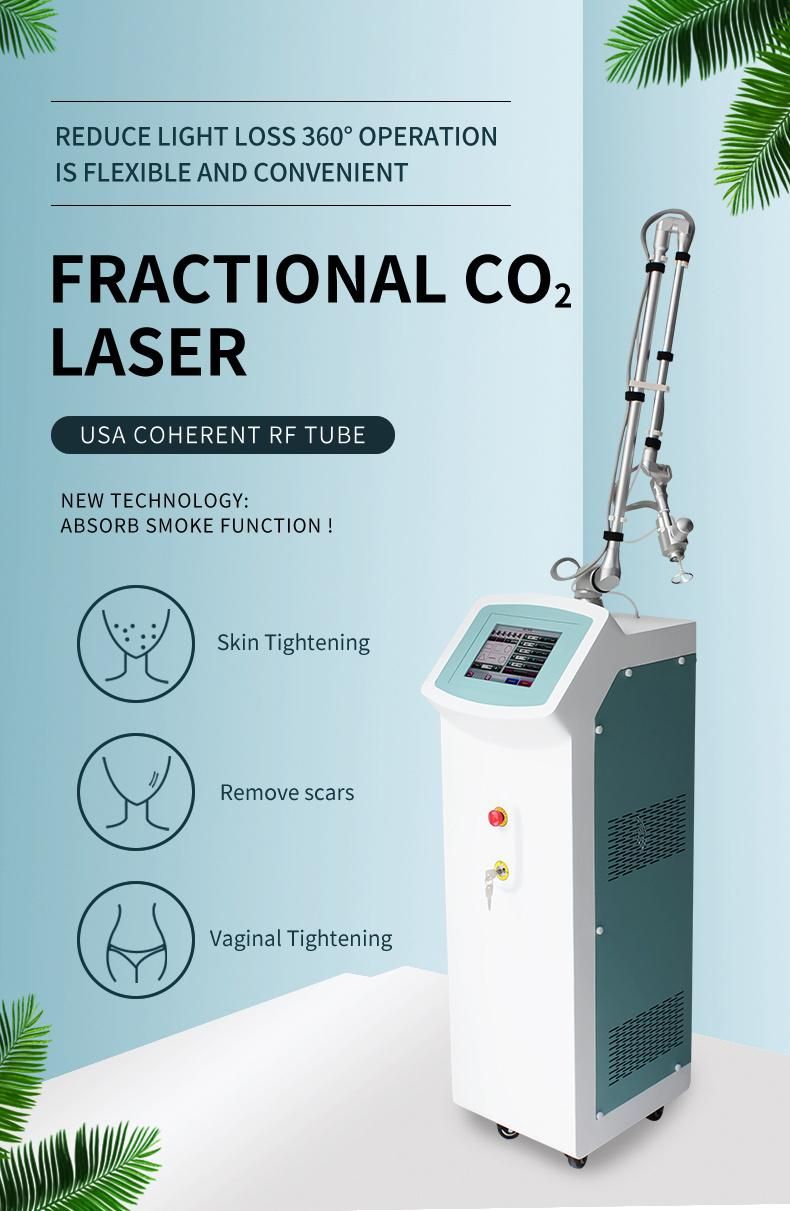 Professional Portable Skin Rejuvenation Wrinkle Painless Cheap for Portable Skin Resurfacing Fractional CO2 Laser