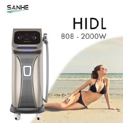 Vertical 2000W 808nm Diode Laser Hair Removal for Sale