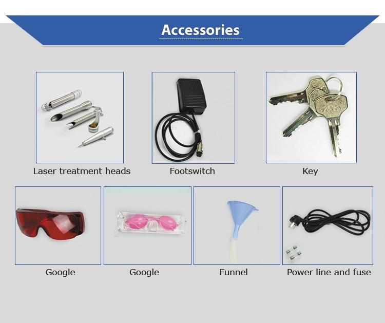 10600nm CO2 Fractional Laser Equipment with 40W Output Power