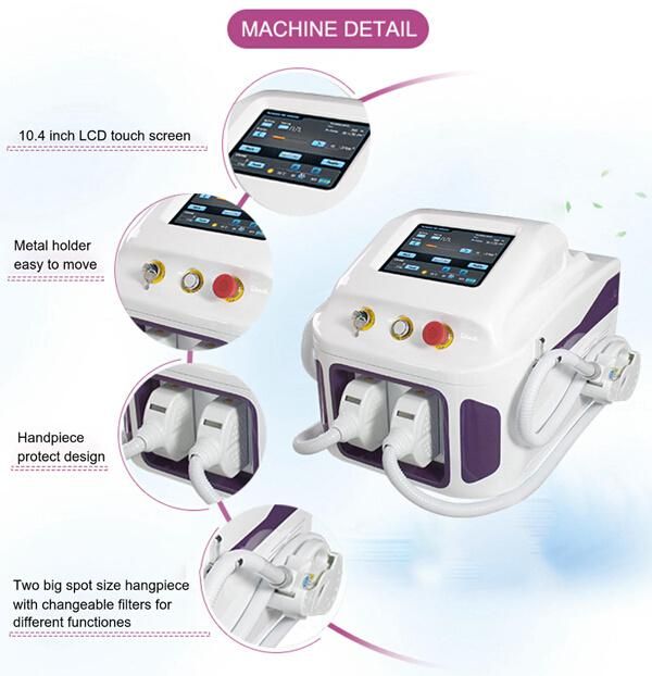 FDA Ce Beauty IPL Permanent Hair Removal Electric Mini Portable Laser IPL Machine Medical Equipment