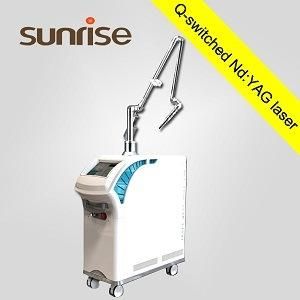 Professional Q-Switched ND YAG Laser for Tattoo Removal Pigment Removal