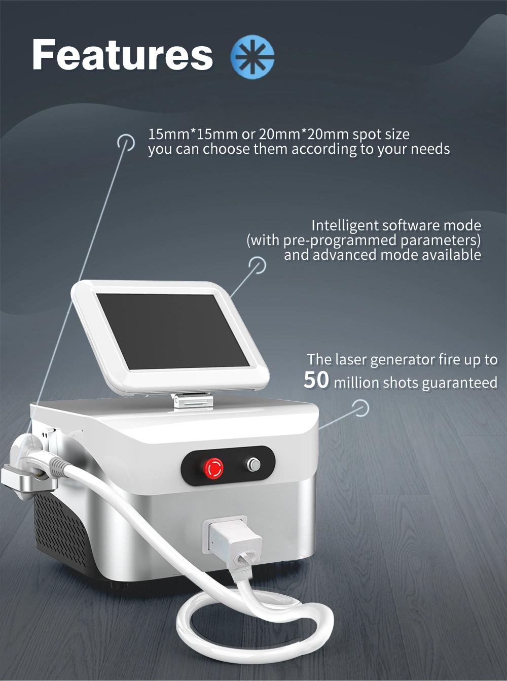 755nm 808nm 1064nm Diode Laser Mode Portable Hair Removal Machine