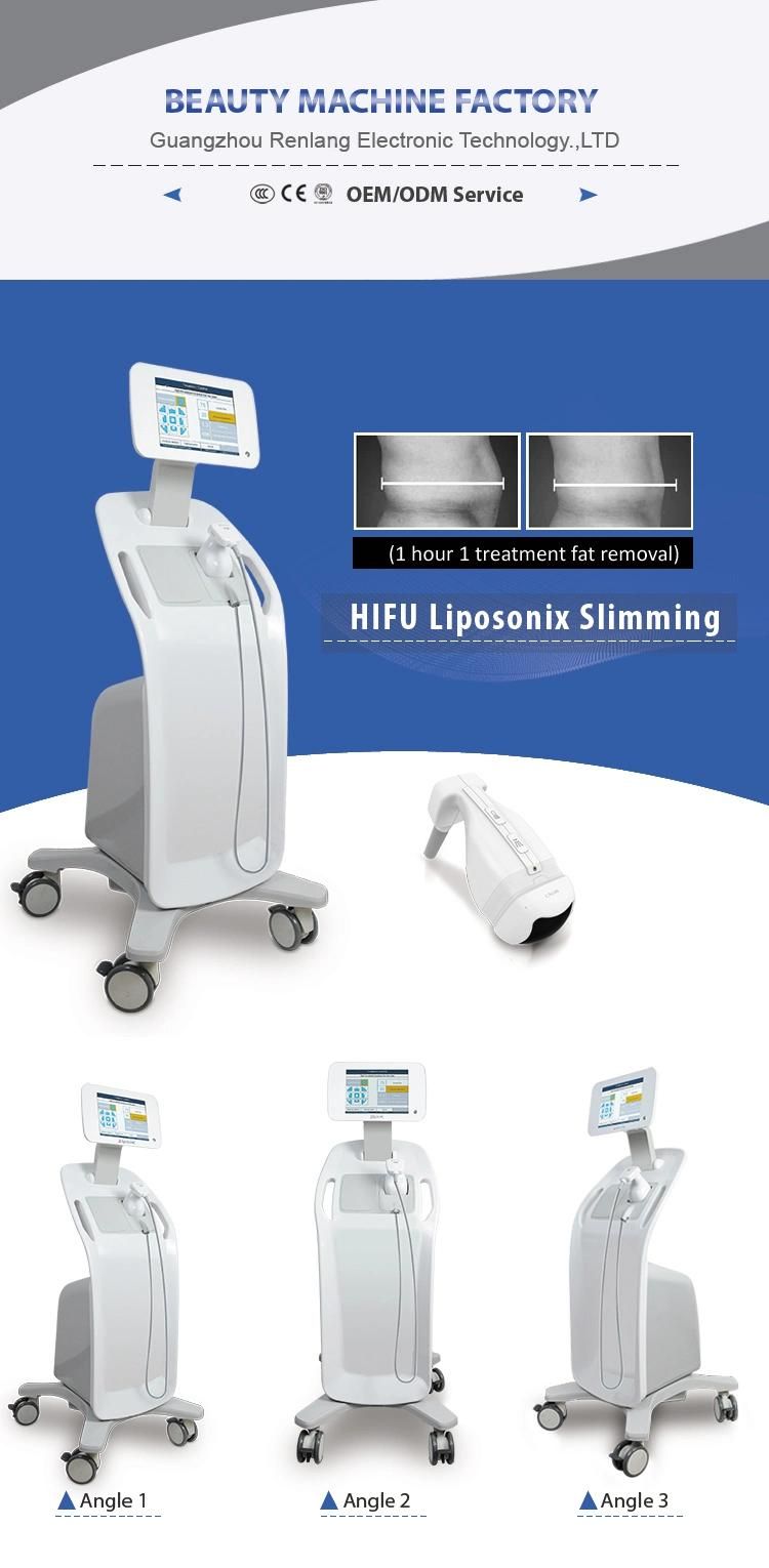 Popular Body Slimming Ultrasound Liposonix Lipo Hifu Machine