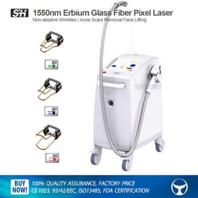 Long Lasting Results CE Approved Face Lift Skin Tightening Erbium Glass 1550 Nm Pixel Fiber Laser Machine