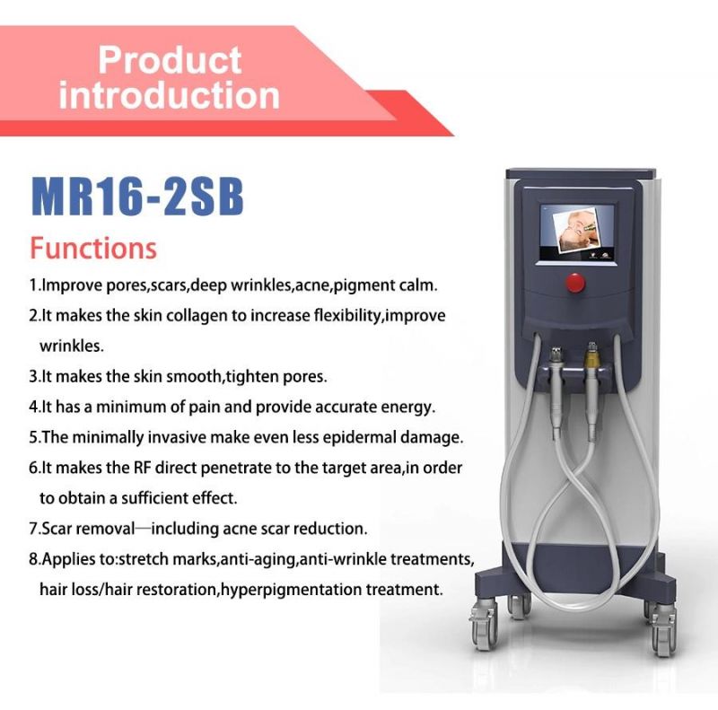 2015 Facial Treatment Skin Care and Skin Rejuvenation Srf+Mrf+PDT Radio Frequency Beauty Machine (MR16-2SB)