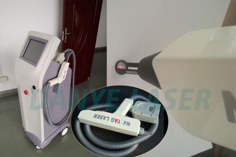 ND YAG Laser Tattoo Removal Laser Skin Whitening Carbon Peeling Beauty Machine