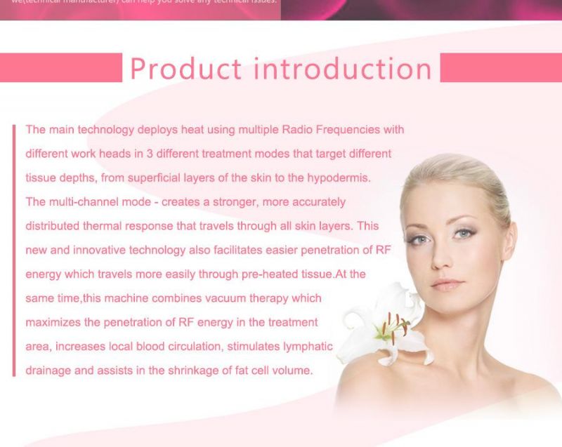 Non Invasive RF Anti Wrinkle and Skin Rejuvenation Beauty Machine