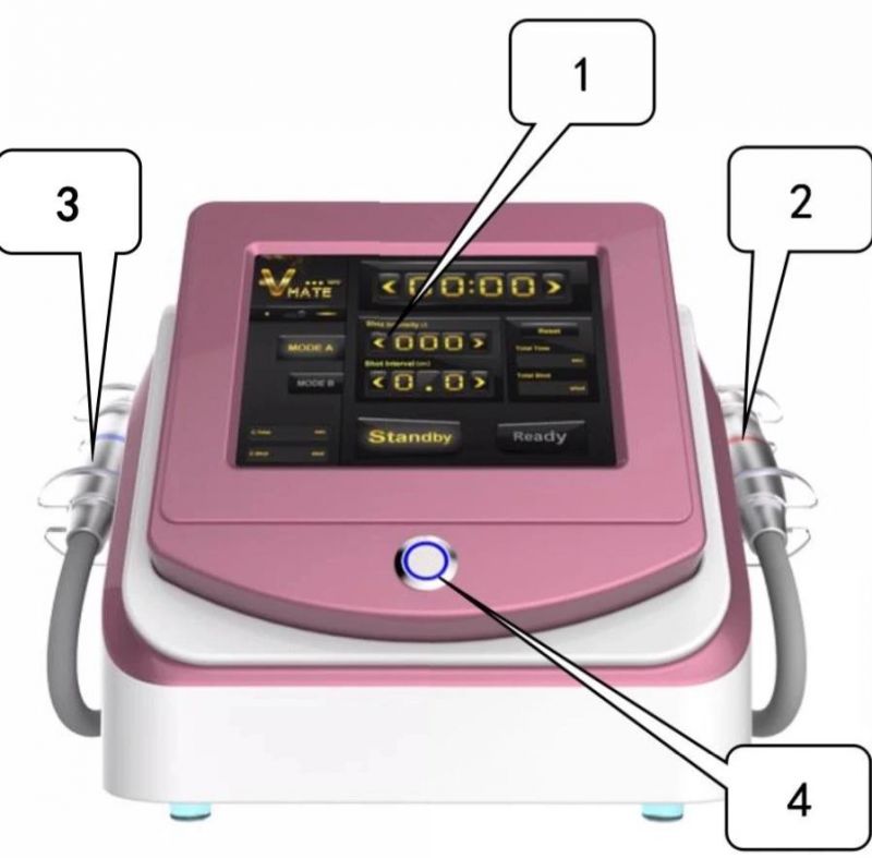 Portable V-Mate V-Max Focused Ultrasound Hifu for Anti-Aging Machine