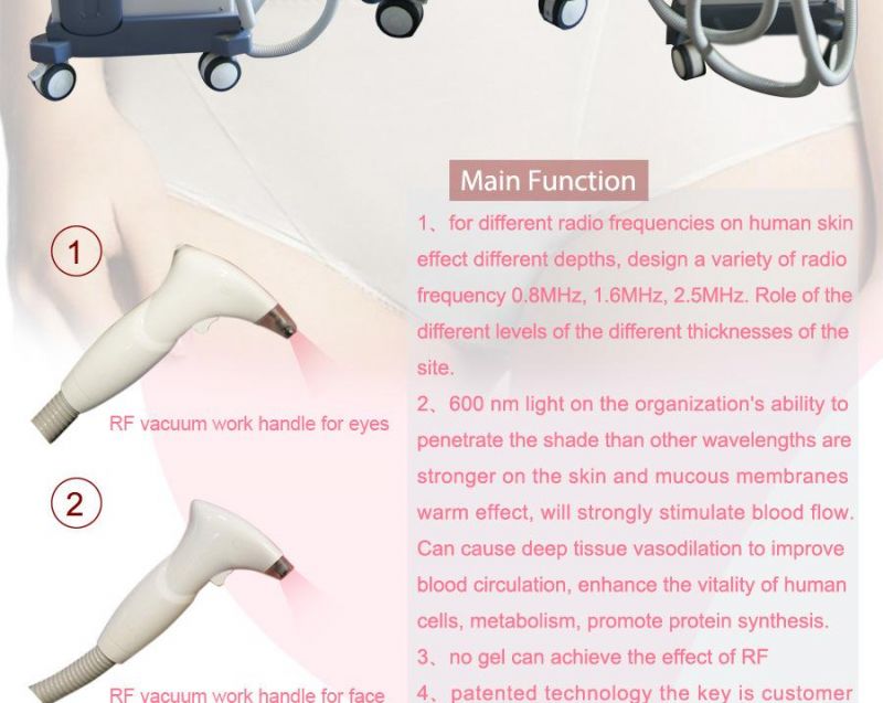 Radio Frequency Anti Wrinkle 660nm Wavelength Beauty Machine (RV5+3)