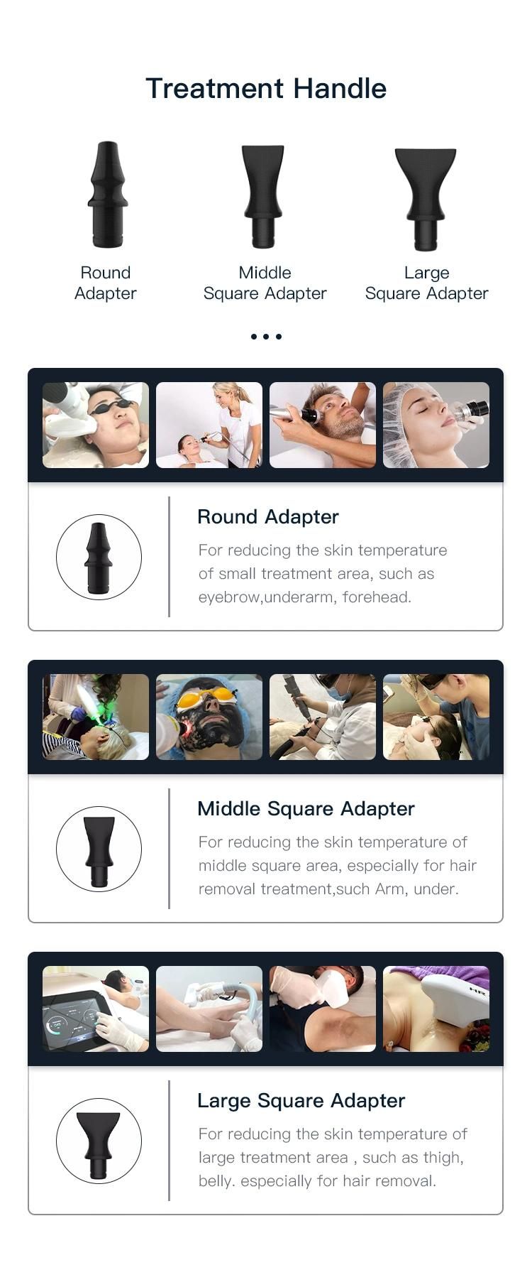 Laser Skin Cooler Reduce Pain Beauty Machine