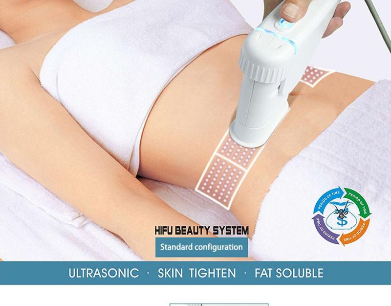 Ultrasound Hifu Beauty Equipment for Wrinkles Removal and Skin Tightening