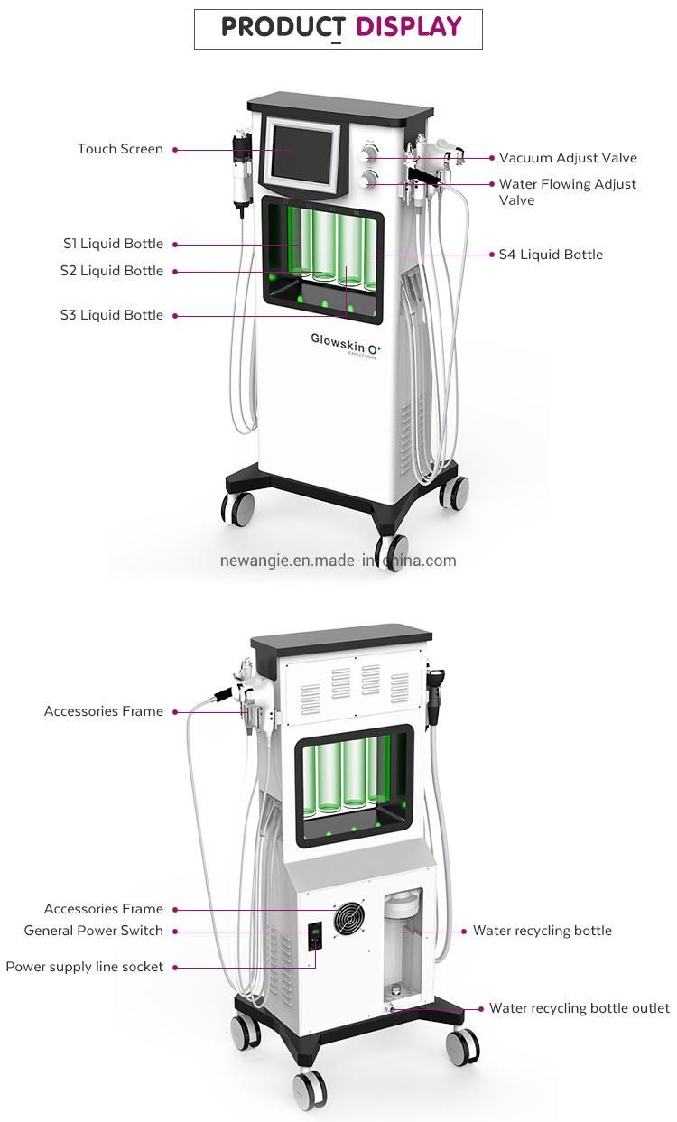 Vertical Hydro Dermabrasion Water Oxygen Jet Peel Facial Machine