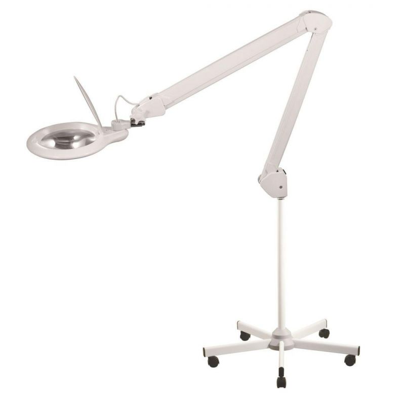 Professional LED Light Magnifying Lamp Magnifier with Floorstand for Beauty Medical Inspection DIY Market