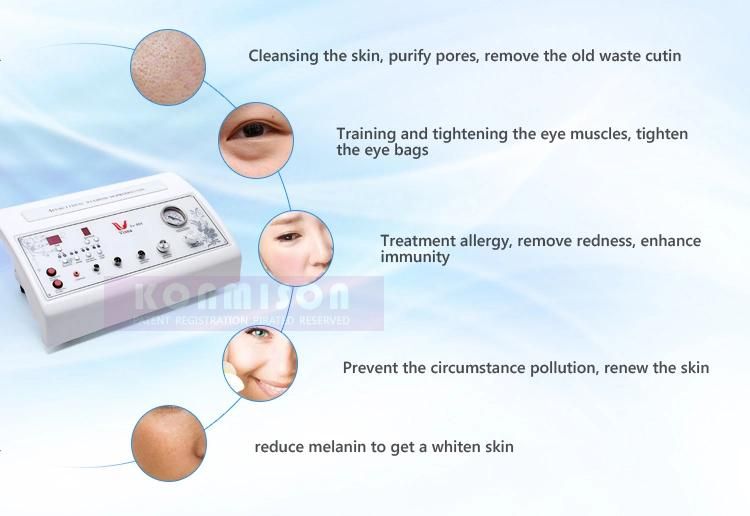 Ultrasonic Skin Scrubber Cold and Hot Treatment Beauty Equipment