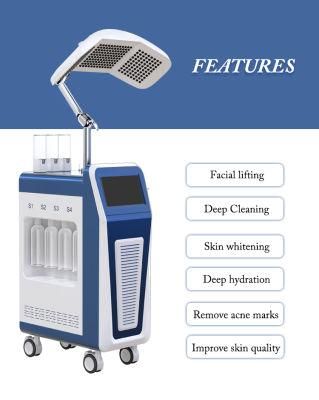 9 in 1 Deep Facial Cleaning Acne Treatment Jet Peel Water Oxygen Machine for Facial