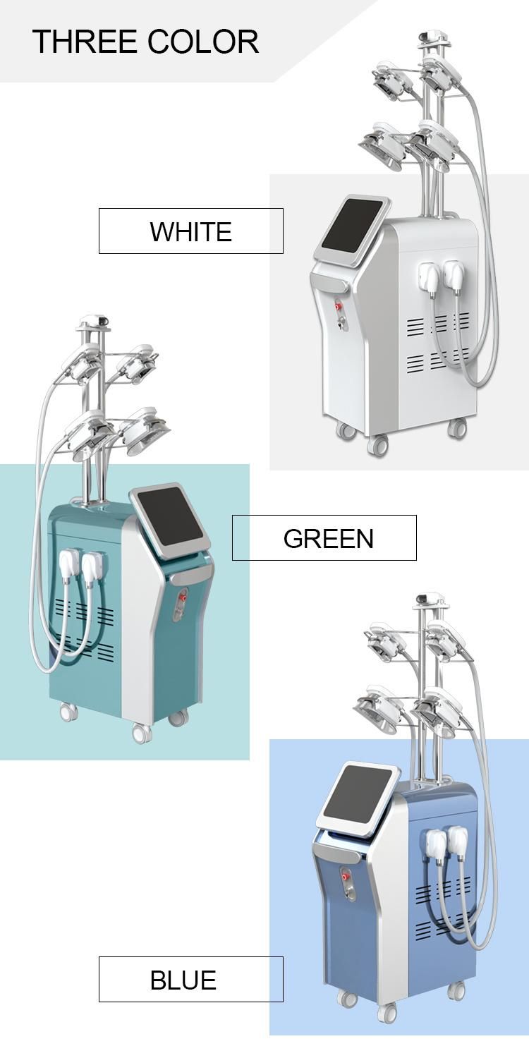 Fat Freezing for Slimming with Large Treating Parts 4 Cryo Handles Work Together Cryolipolysis Slimming Beauty Machine