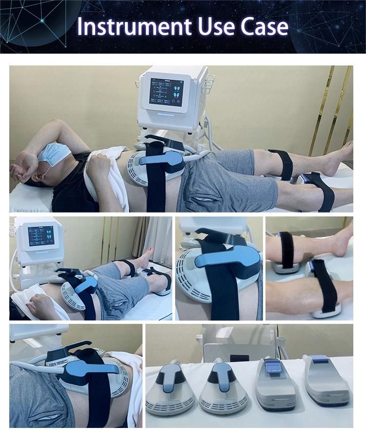 Portable EMS Muscle Stimulation Body Contouring Machine 4 Handles Working Together