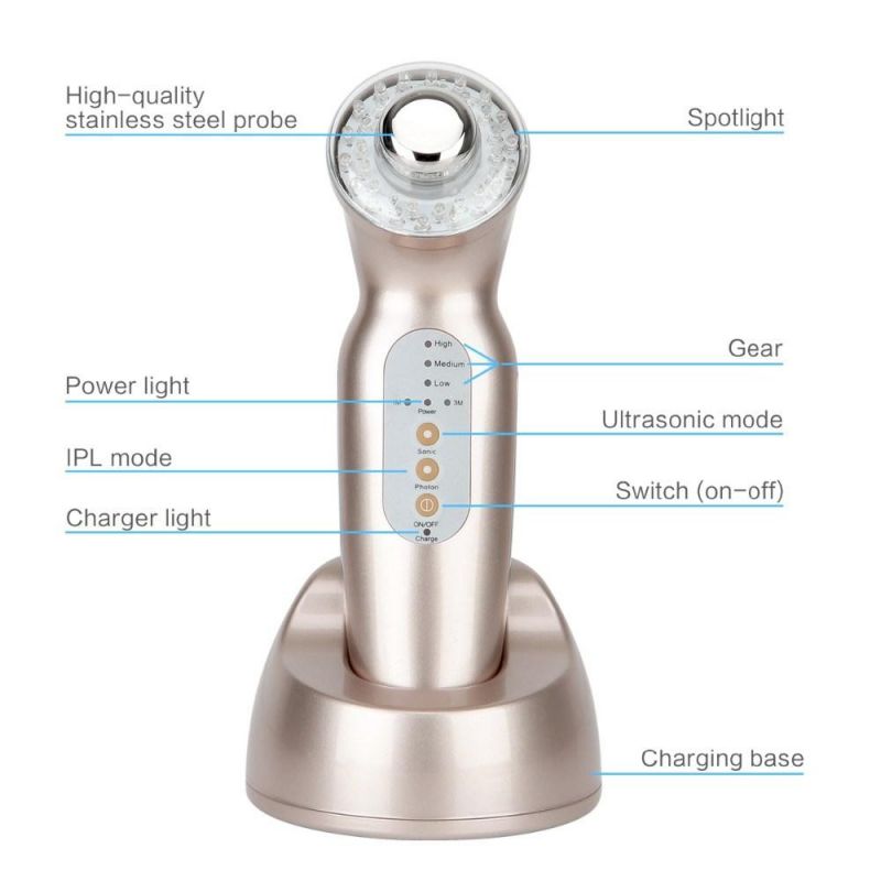 Anti-Wrinkle Firming Thin Face Cleansing Instrument Photon Tender Skin Machine