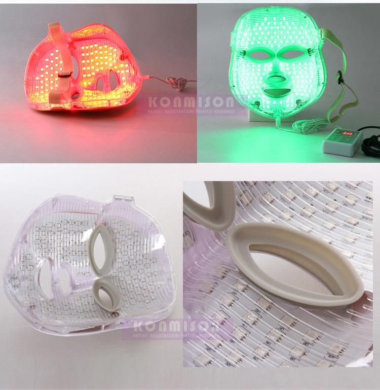 Portable Skin Rejuvenatoin Three Color LED Mask with FDA