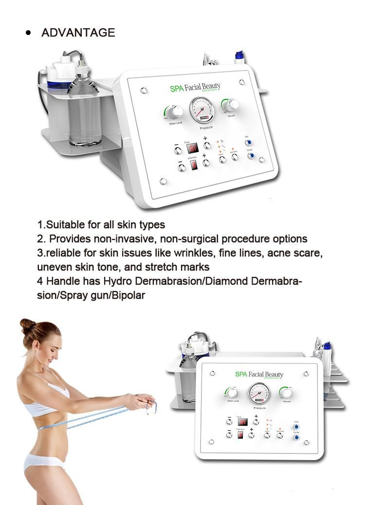 Machine Hydra Facial with 4 Handles Small Bubble SPA100