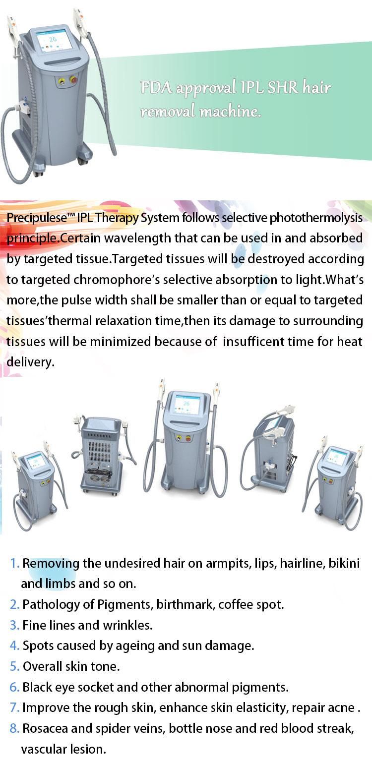 Beauty Equipment IPL Laser Painless Hair Removal IPL Skin Rejuvenation Acne Treatment Hair Removal Machine for Clinic and Salon