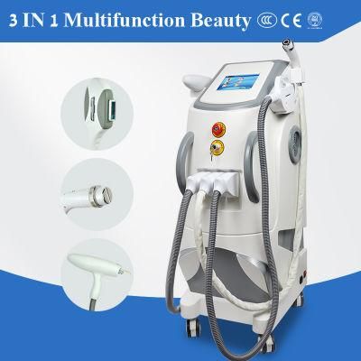 2018 New Professional Vertical 3 in 1 Elight Opt / RF / Laser IPL Shr Hair Removal Machine