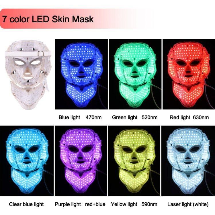 Konmison FDA Approved 7 Colors LED Light Therapy PDT Facial Mask