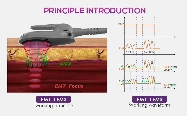Fat Reduction Electromagnetic Hi-EMT Therapy EMS Muscle Stimulation Equipment
