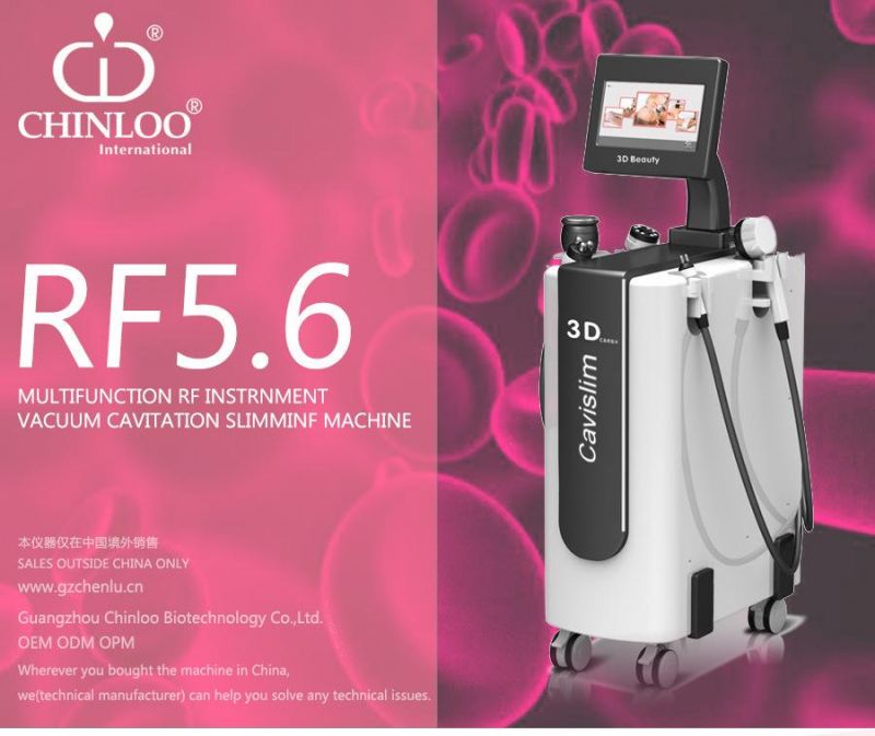 Multipolar RF Cavitation Vacuum Fat Burning Beauty Equipment