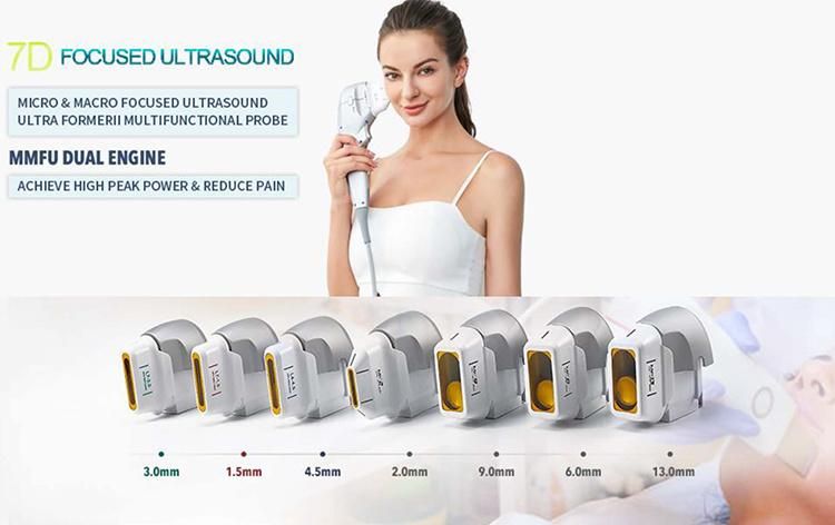 7D Hifu Face Lift Wrinkle Remover Skin Tightening Machine Body Shape Sculpt Cellulite Reduction Slimming Beauty Instrument