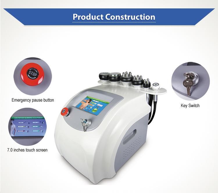 6 in 1 Cavitation RF Vacuum Body Slimming Machine Price