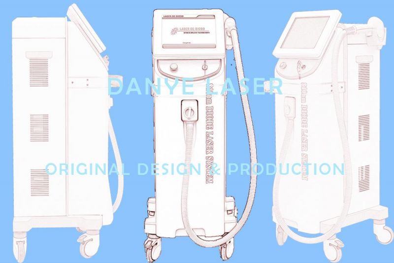 Hair Removal Machine for SPA Diode Laser Epilator Soprano Ice 808nm Unlimited Shots, Depiladora Laser