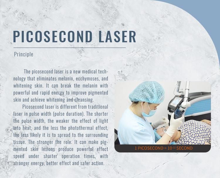 Vertical Picosecond Laser Tattoo Removal Machine