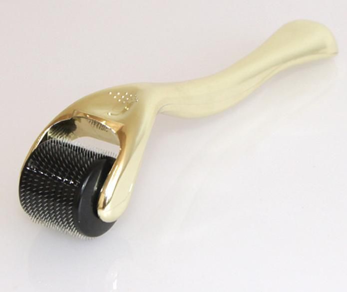 Silver Gold Derma Roller System Microneedle Derma Skin Roller 540