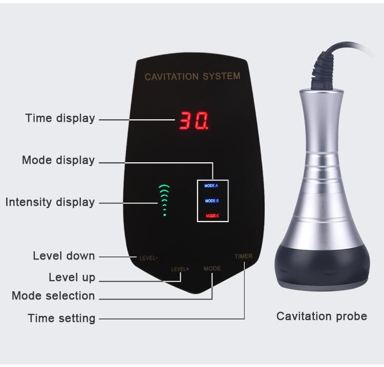 Mini Ultrasound Fat Burning Equipment Ultrasonic Cavitation Slimming Machine