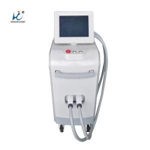 Best Technoloy Vacuum Hair Removal Instrument Dual Handles 2400W 1500W 808nm Diode Laser Vacuum