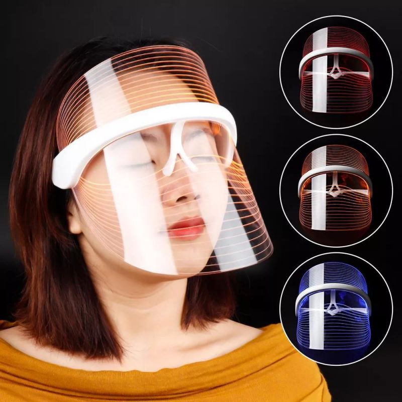 Korea Wireless LED Mask Facial Colorful Light Therapy LED Mask