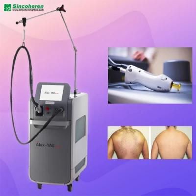 High Version 755nm&1064nm Alex-YAG Max Laser Hair Removal Device Alexanderite Dual Wavelength Alex Gentle CE Alexandrite Laser Hair Remover