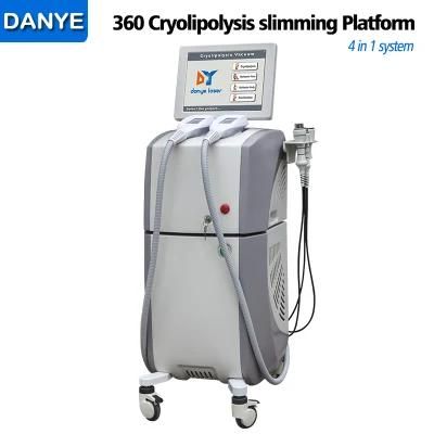 360 Freeze Cryo Cavitation RF Slimming Machine