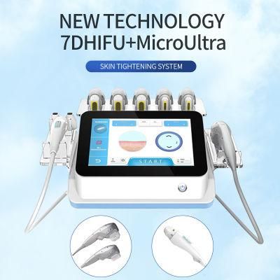 New Arrival! CE Approved 2 in 1 7D Hifu&Microultra Salon SPA Use Desktop Machine on Sale