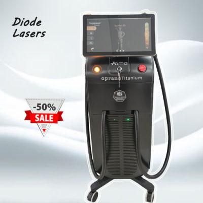 for Women Titanium Epilator Diode Laser Hair Removal Machine Price 755 808 1064 Laser