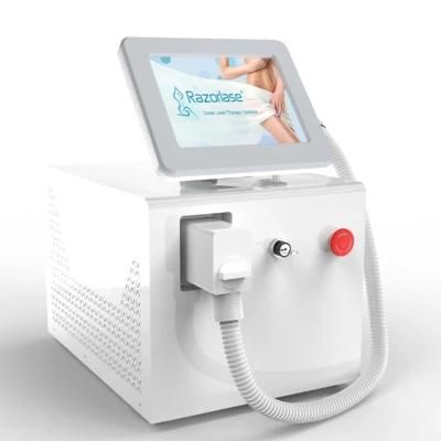 Portable 3 Wavelengths in 1 Permanent Hair Removal Diode Laser Machine