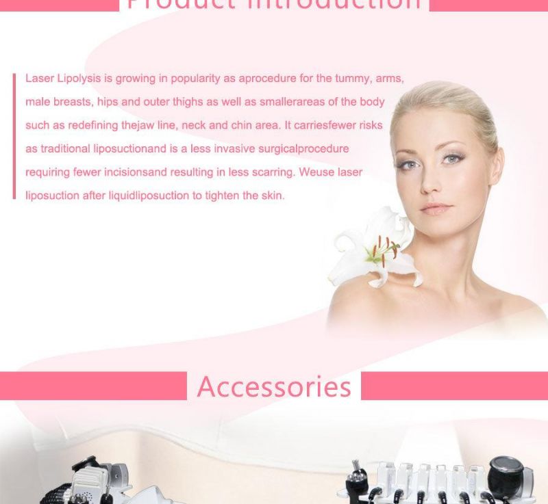 Multifunctional Ultrasonic Cavitation RF Laser Slimming Machine