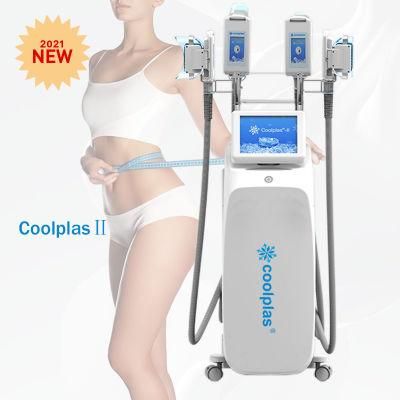 Coolplas -11 - 5 Fat Removal Cryolipolysis Machine Beauty Crioterapia Machine Cryolipolysis Machine 4 Handle