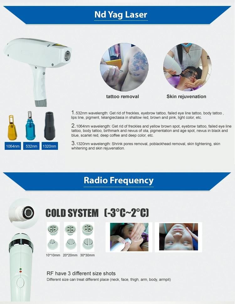 Multifunctional Double IPL Handle for Hair Removal Laser RF Machine